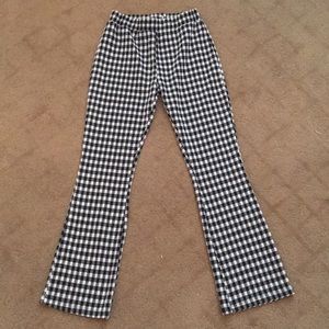 Urban Outfitters Black-and-White Checkered Pants